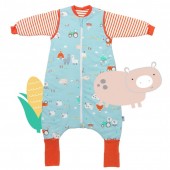 Sac de dormit cu picioruse si maneca lunga detasabila Farmyard 90 cm + manseta 3.5 Tog