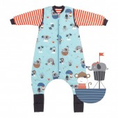 Sac de dormit cu picioruse si maneca lunga detasabila Pirate 90 cm + manseta 2.5 Tog