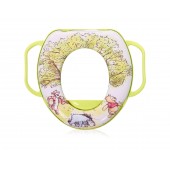 Reductor moale pentru toaleta, disney, cu manere, bear & friends white
