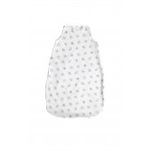Sac de dormit, primavara/vara, pentru copii cu inaltimea maxima de 85 cm, white abstract leaves