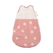 Sac de dormit de iarna, 0-6 luni, stars pale blush