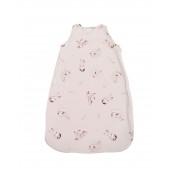 Sac de dormit de iarna, 95 cm, bumbac ranforce, beige bunnies
