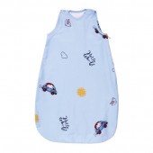 Sac de dormit toamna/iarna, pentru copii cu inaltimea maxima de 85 cm, bear & car blue