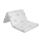 Saltea pliabila de voiaj, 60 x 120 x 5 cm, spuma elastica, grey