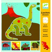 Sabloane dinozauri, djeco