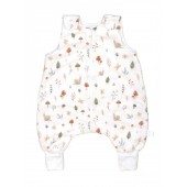 Sac de dormit cu picioare, bumbac de vara, 1 tog, comori din natura, s, 6-24 luni