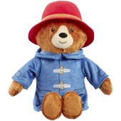 Jucarie de plus cu sunete ursuletul paddington in peru, 22 cm (asezat)