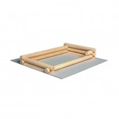 Set constructie arhitectura vario, 72 piese din lemn, walachia