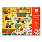 Joc creativ transferuri cu vehicule, djeco
