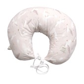 Perna pentru gravide si alaptare, husa detasabila din bumbac 100% si umplutura antialergica babysoft  , gasca bej, amy
