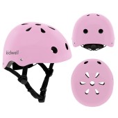 Casca de protectie pentru copii, sistem de reglare, m, 52-56 cm, 3 ani+, pink, kidwell
