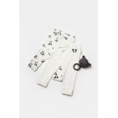 Set 2 pantaloni panda, babycosy, 50%bumbac+50% bambus (marime: 3-6 luni)