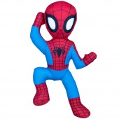 Jucarie din material textil spiderman in actiune, 30 cm
