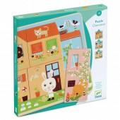 Puzzle straturi casuta iepurasilor, djeco