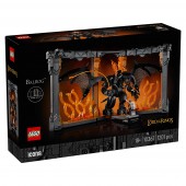 Stăpânul inelelor: dioramă pentru bibliotecă cu un balrog