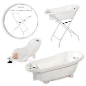 Set cadita 88 cm cu termometru, reductor si accesorii, pink