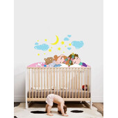 Sticker decorativ Printisori dormind - 96 x 50 cm