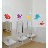 Sticker decorativ Viata marina - 94 x 50 cm