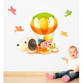 Sticker decorativ Vis de copii - 77 x 70 cm
