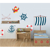 Sticker decorativ Piratii - 92 x 126 cm