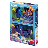 Puzzle 2 in 1 - Gasirea lui Dory (77 piese)