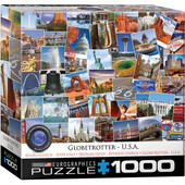 Puzzle 1000 piese Globetrotter USA