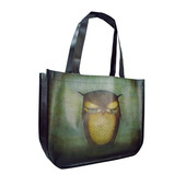 Geanta shopping Eclectic Grumpy Owl