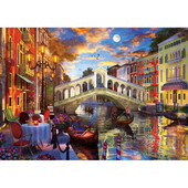 Puzzle 1500 piese - Rialto Bridge, Venice