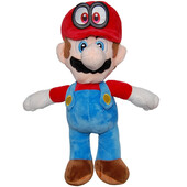 Jucarie din plus mario cu sapca rosie, 30 cm