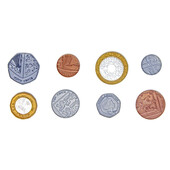 Set de monede de jucarie (lire)