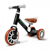 Bicicleta de echilibru 3 in 1 cu pedale pentru copii ecotoys lc-v1322 - negru