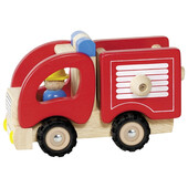 Masina de pompieri - jucarie lemn - joc de rol
