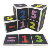 Set de constructie piese magnetice createon magna-tiles - numere pe tabla 123 16 piese