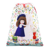 Sac Scoala Kori Kumi Drawstring Bag Bon Voyage