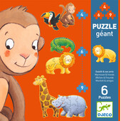 Puzzle gigant djeco animale salbatice