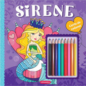 Carte de colorat Sirene Editura Kreativ EK6602