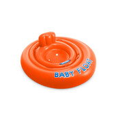 Colac gonflabila pentru inot bebelusi, intex, baby float, 56588, 76 cm, portocaliu
