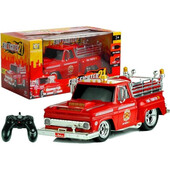 Masina de pompieri pentru copii, cu radio comanda, leantoys, 3722