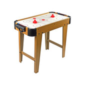 Joc masa de air hockey din lemn, pentru copii, 73x38x62 cm, leantoys, 9449