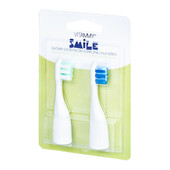 Set 2 rezerve periuta de dinti VITAMMY Smile, Verde-Albastru