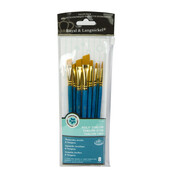 Set 8 pensule pentru pictura cu fir sintetic Gold Taklon