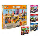 Set 2 figurine cu vehicul Globo Cubix