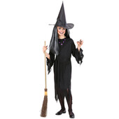Costum vrajitoare copii halloween - 5 - 7 ani / 128 cm