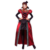 Costum vampirita stil victorian halloween - l   marimea l