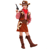 Costum cowgirl - 8 - 10 ani / 140 cm