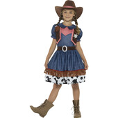 Costum cowgirl texas - 5 - 6 ani / 120 cm