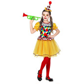 Costum clown fetita premium - 4 - 5 ani / 116cm