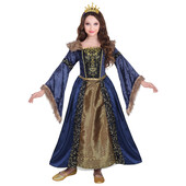 Costum regina medievala premium - 8 - 10 ani / 140 cm