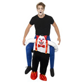 Costum clown horror piggyback
