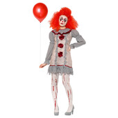Costum clown vintage dama   marimea m